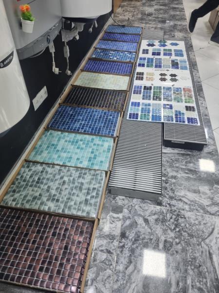 منتجات حمام الفسيفساء الزجاجية