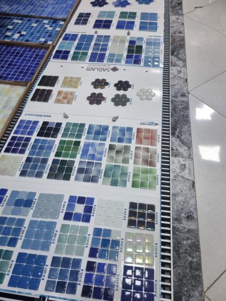 منتجات حمام الفسيفساء الزجاجية